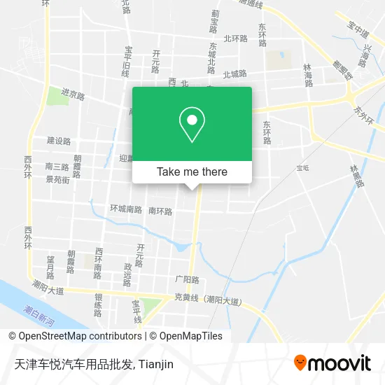 天津车悦汽车用品批发 map