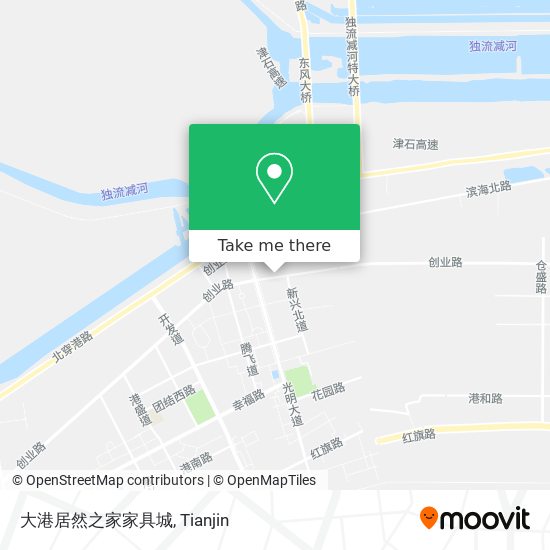 大港居然之家家具城 map