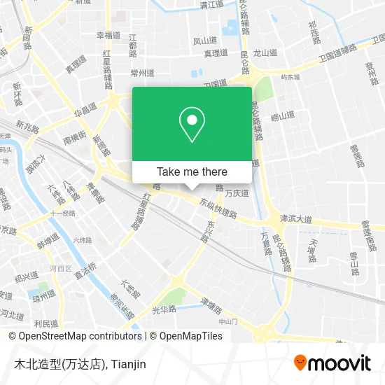 木北造型(万达店) map