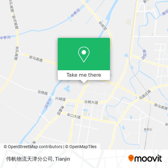 伟帆物流天津分公司 map