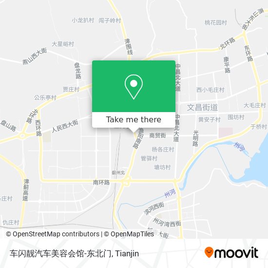 车闪靓汽车美容会馆-东北门 map