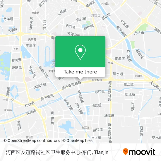 河西区友谊路街社区卫生服务中心-东门 map