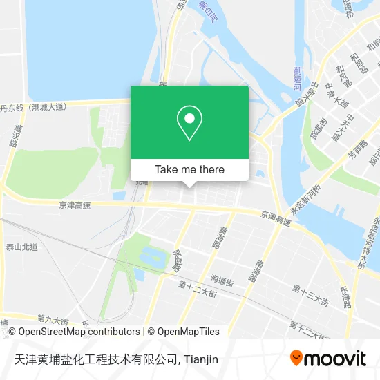 天津黄埔盐化工程技术有限公司 map