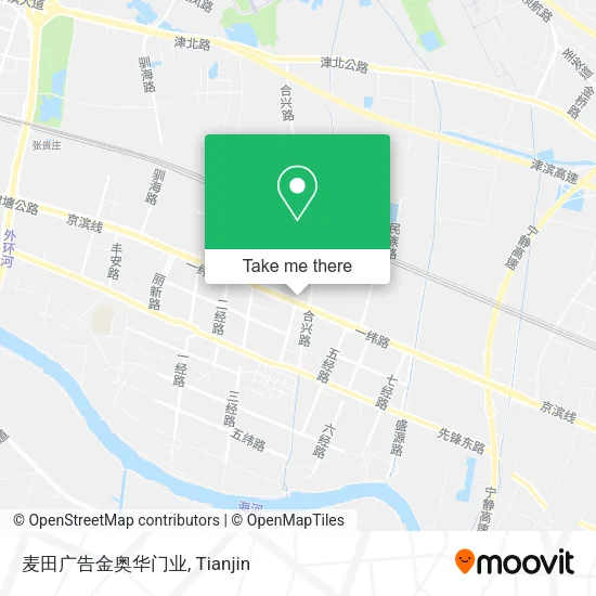 麦田广告金奥华门业 map