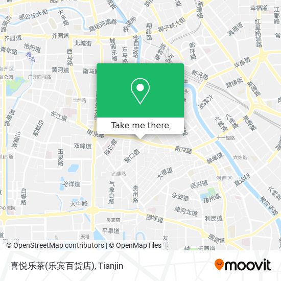 喜悦乐茶(乐宾百货店) map