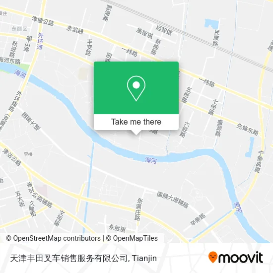 天津丰田叉车销售服务有限公司 map