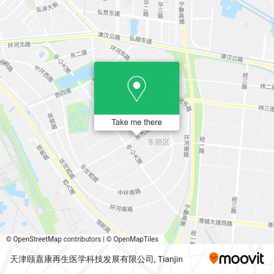 天津颐嘉康再生医学科技发展有限公司 map