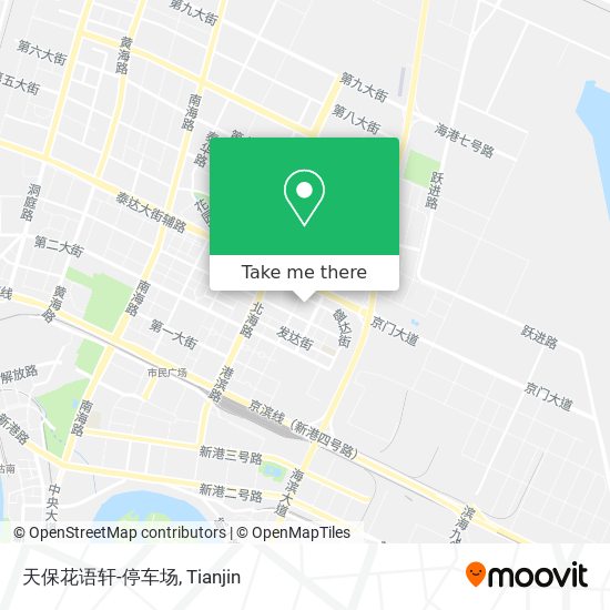 天保花语轩-停车场 map