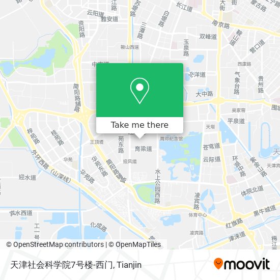 天津社会科学院7号楼-西门 map