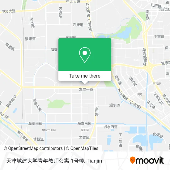 天津城建大学青年教师公寓-1号楼 map