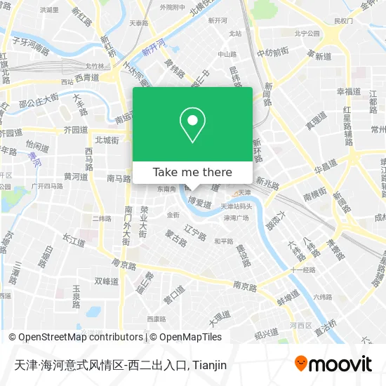 天津·海河意式风情区-西二出入口 map
