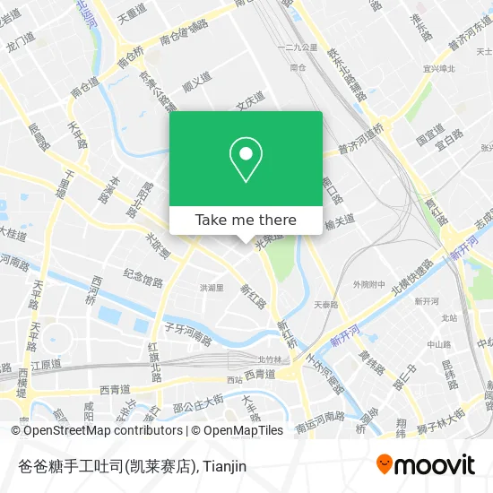 爸爸糖手工吐司(凯莱赛店) map
