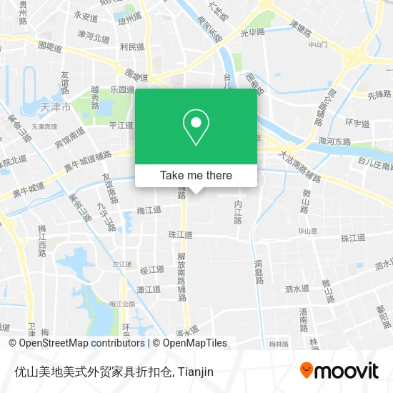 优山美地美式外贸家具折扣仓 map