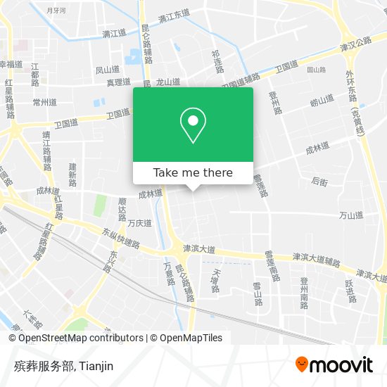 殡葬服务部 map