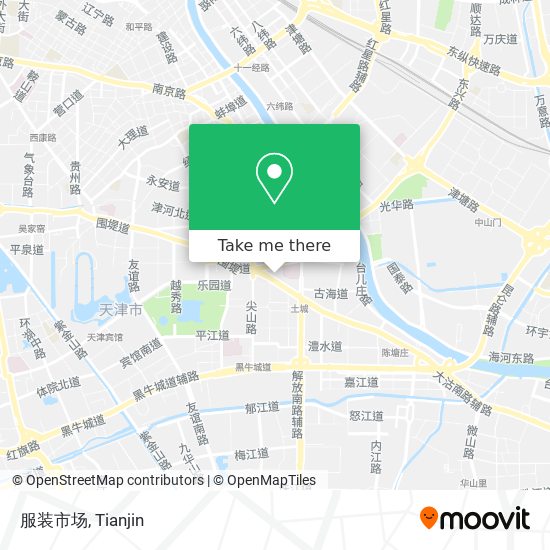 服装市场 map