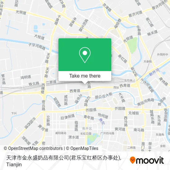 天津市金永盛奶品有限公司(君乐宝红桥区办事处) map