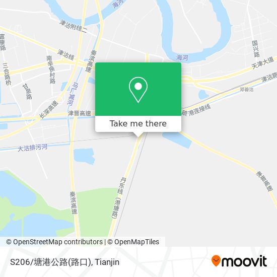 S206/塘港公路(路口) map
