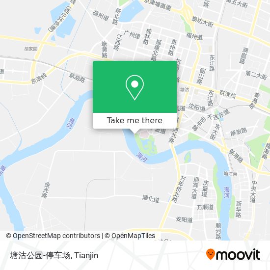 塘沽公园-停车场 map