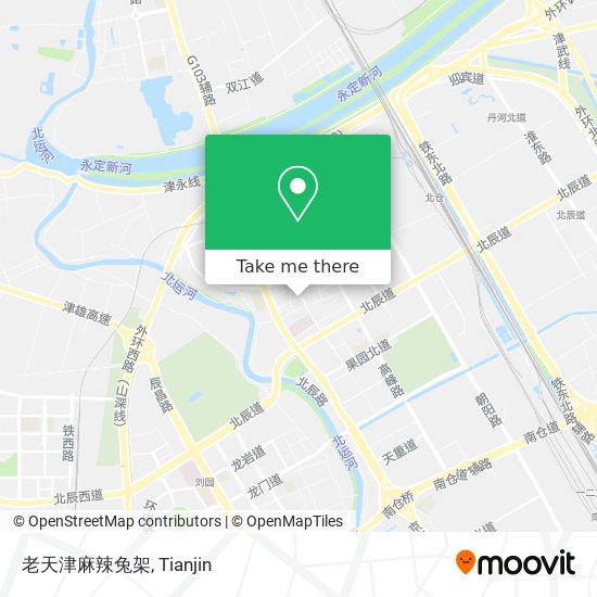 老天津麻辣兔架 map