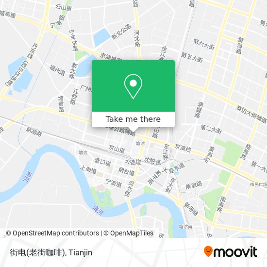 街电(老街咖啡) map