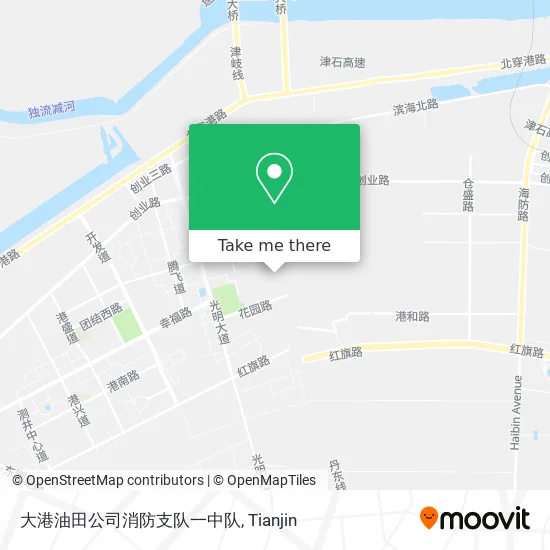 大港油田公司消防支队一中队 map
