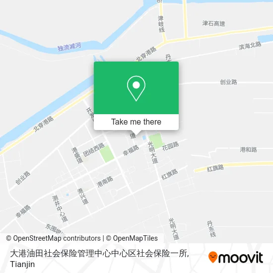 大港油田社会保险管理中心中心区社会保险一所 map