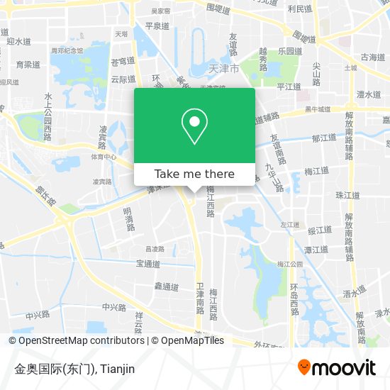 金奥国际(东门) map