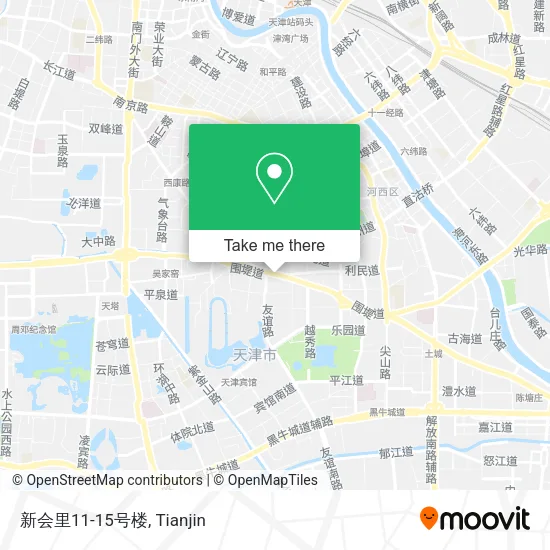 新会里11-15号楼 map