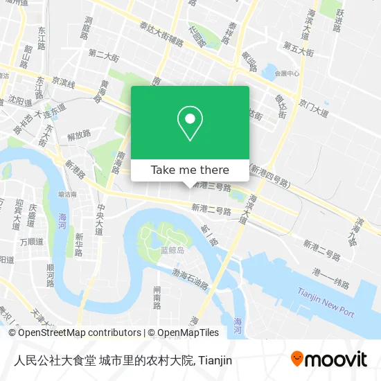人民公社大食堂 城市里的农村大院 map