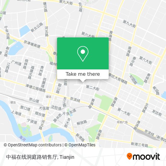 中福在线洞庭路销售厅 map