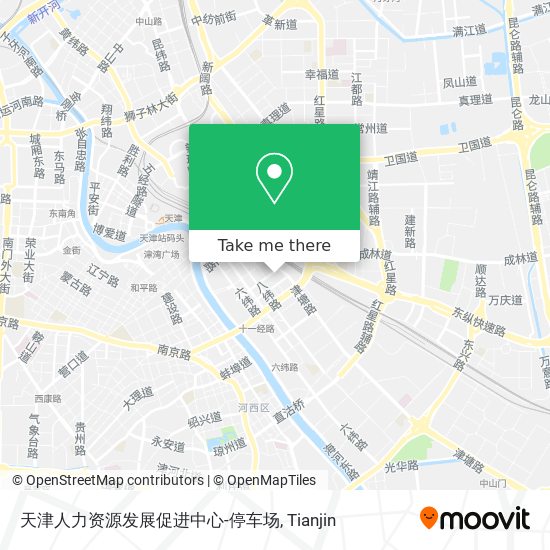 天津人力资源发展促进中心-停车场 map