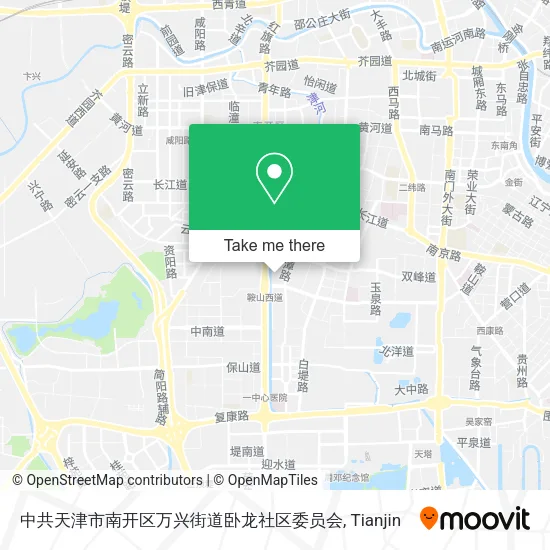 中共天津市南开区万兴街道卧龙社区委员会 map