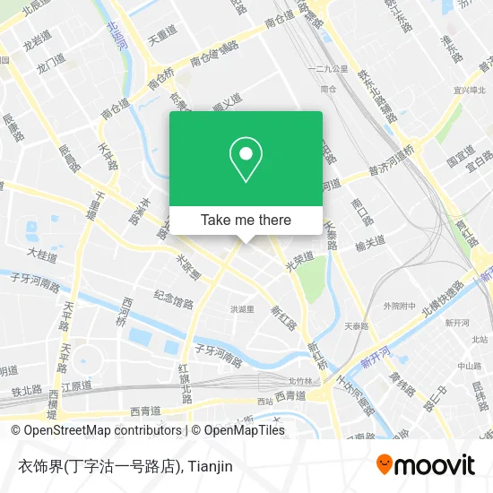 衣饰界(丁字沽一号路店) map