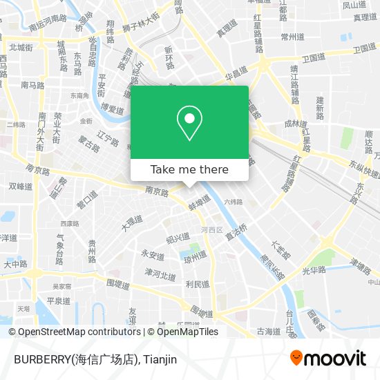 BURBERRY(海信广场店) map