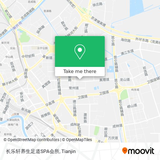 长乐轩养生足道SPA会所 map