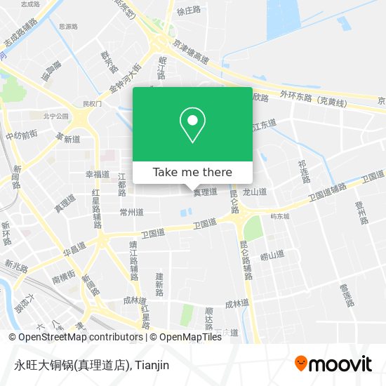 永旺大铜锅(真理道店) map