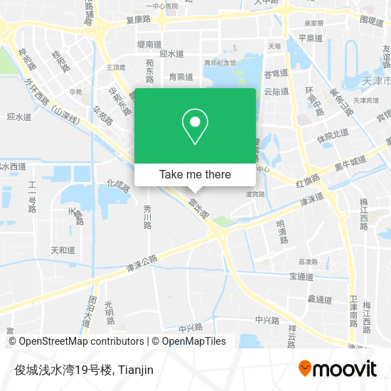 俊城浅水湾19号楼 map