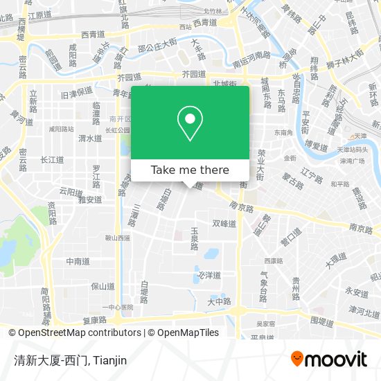 清新大厦-西门 map