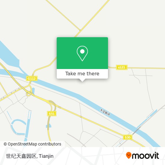 世纪天鑫园区 map