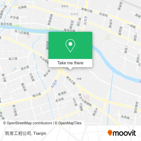 凯誉工程公司 map