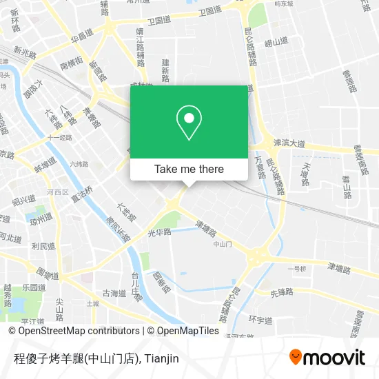 程傻子烤羊腿(中山门店) map