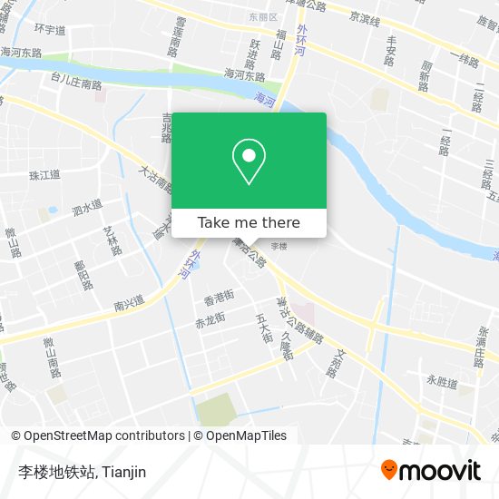 李楼地铁站 map
