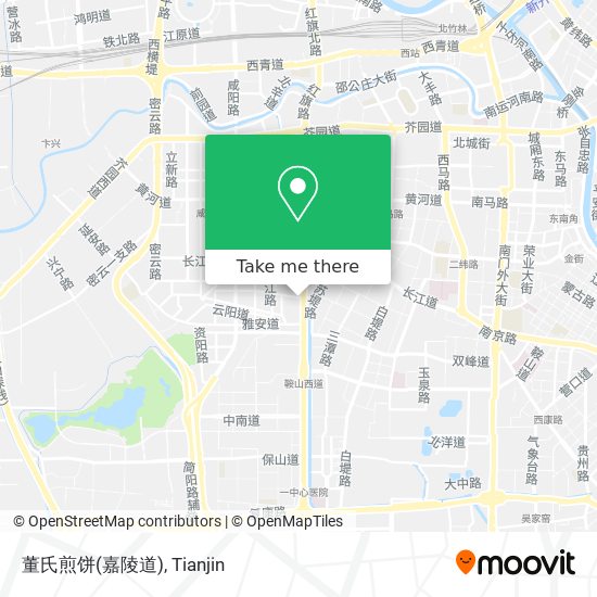 董氏煎饼(嘉陵道) map