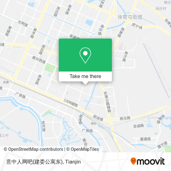 意中人网吧(建委公寓东) map
