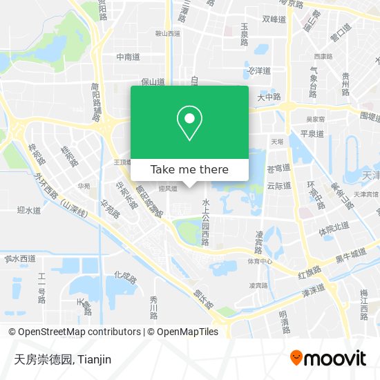 天房崇德园 map