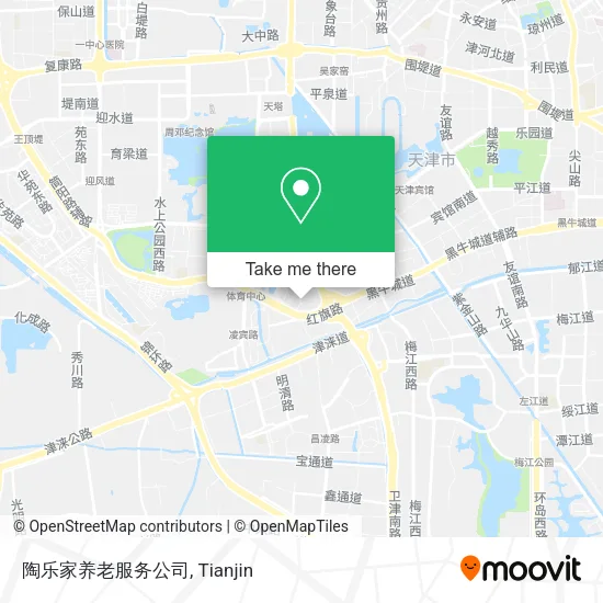陶乐家养老服务公司 map