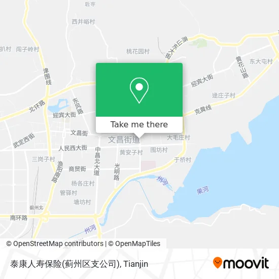 泰康人寿保险(蓟州区支公司) map