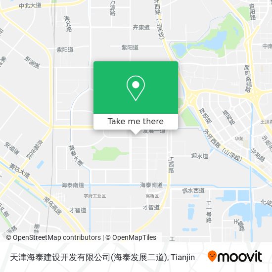 天津海泰建设开发有限公司(海泰发展二道) map