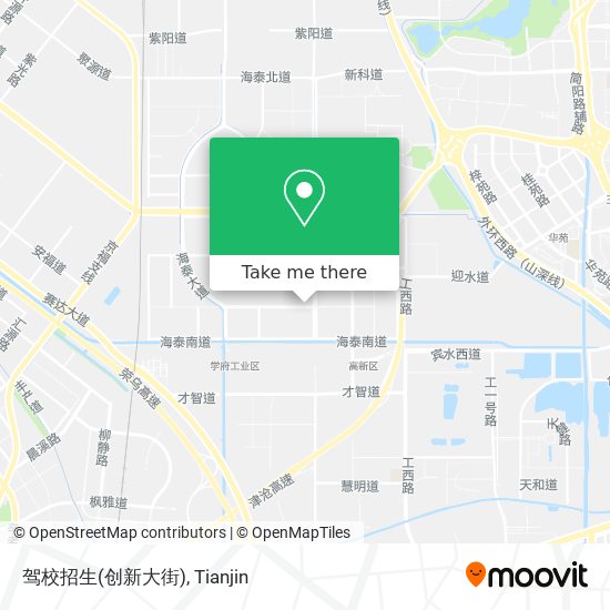 驾校招生(创新大街) map
