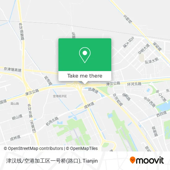 津汉线/空港加工区一号桥(路口) map